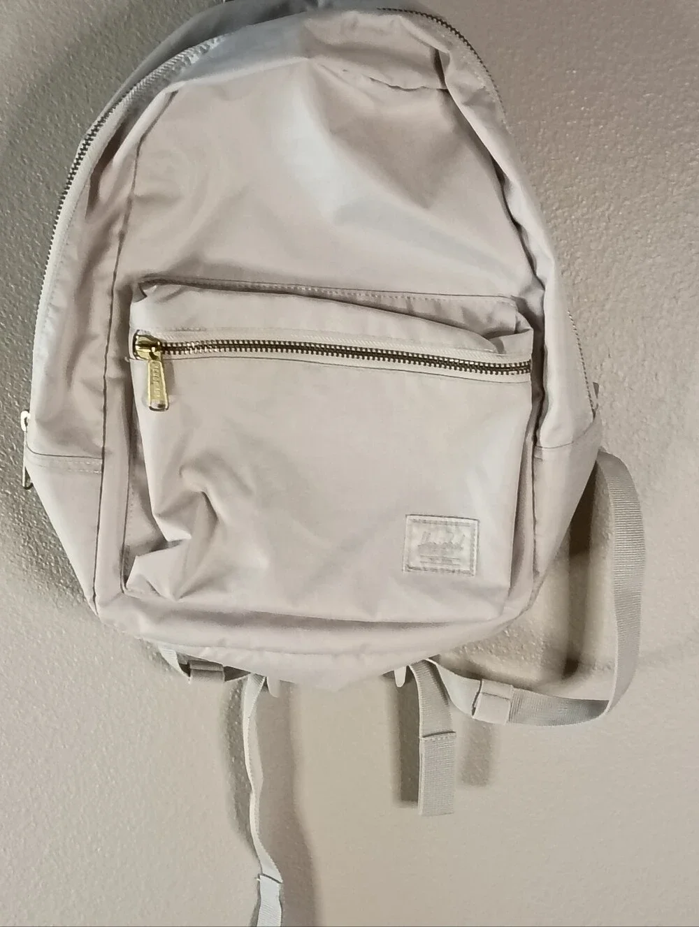 Herschel Classics Settlement Backpack 23L Moonbeam Zip Closure Adjustable Straps